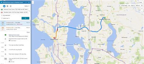 Key features in Bing Maps .